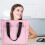 Damen Canvas Handtasche Pink Robuste Tote Für 4