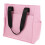Damen Canvas Handtasche Pink Robuste Tote Für 11