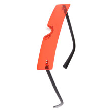 1Stk Halbrand Sonnenbrille Rot Für Herren Damen Leicht Robust