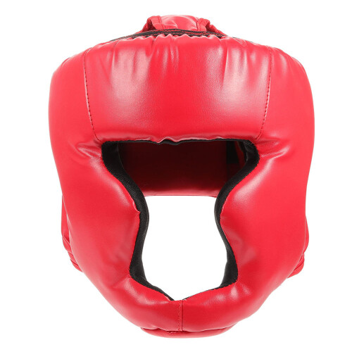 Rotes - Kopfgear Boxen Karate Wrestling Schutzhelm
