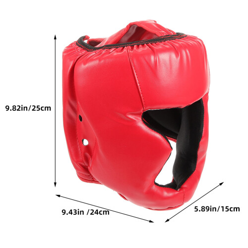 Rotes - Kopfgear Boxen Karate Wrestling Schutzhelm 1