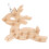 Bijtbestendig Vogel Speelgoed Parakeet Beige 4