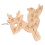 Bijtbestendig Vogel Speelgoed Parakeet Beige 3