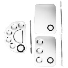 3Sets Professionele Manicure Kleurplaten Van Staal Voor Nagelkunst
