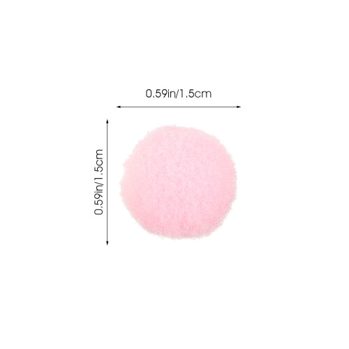 1Jgo Pompón Multicolor Para Proyectos DIY Y Complementos 2