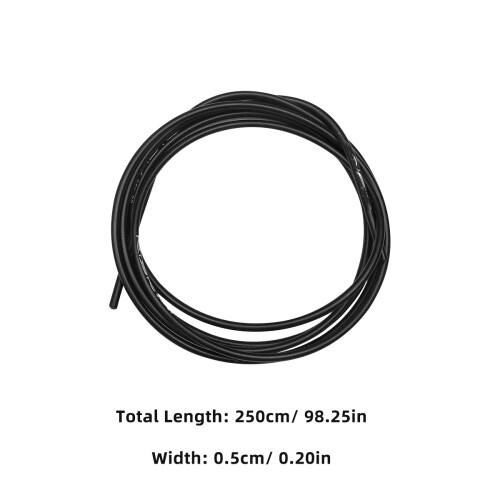 1Jgo Juego De Cables De Para Negro Y ABS 1