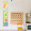 Duurzame Kindergroeimeter Wandhanger Hout Canvas 3