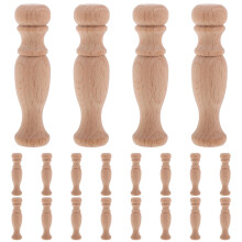 20Ud Columnas Romanas De Madera Para Reparación Y Decoración Interior