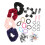 1Ensemble Barrettes Déco Tissu Plastique Facile Usage 4