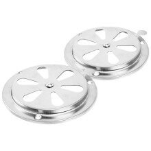 2Ud Rejilla De Ventilación Inoxidable Para Y