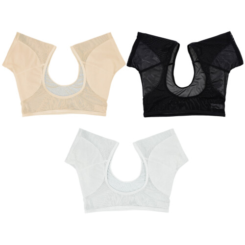 3Ud Pad Sudor Absorbe Axilas, Lavable Para Mujer Multicolor 2