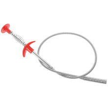 Extractor Flexible Para Desagües Con Acero Inoxidable Plata