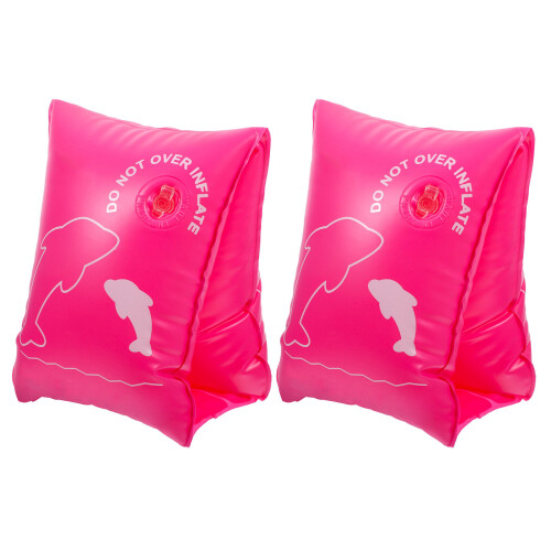 2Pièces Manchettes Gonflables Rose Confortables Aide Natation Enfants