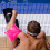 2Pièces Manchettes Gonflables Rose Confortables Aide Natation Enfants 3