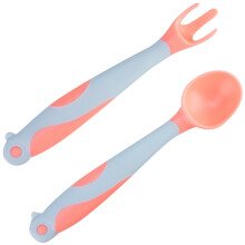 1Jgo Cubiertos Para Niños De Rosa Y Ligeros