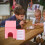 Casa Doble Para Pequeños Madera Natural Rosa 6