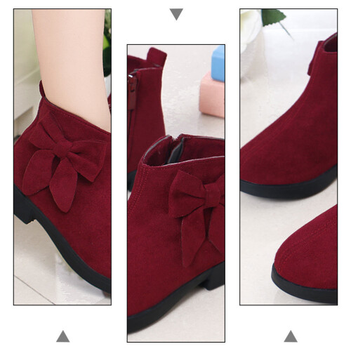 1Par Botines Cortos Para Niñas Con , , 1