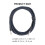 1Ud Cable Guitarra Azul Para Instrumentos Musicales 2