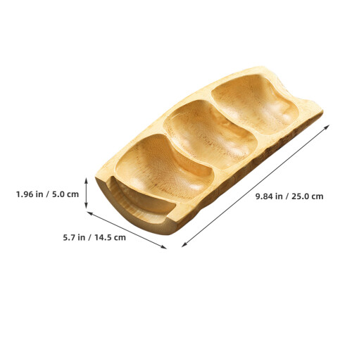 Serviertablett Khaki Geteilter - Und Snackteller 1