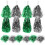 24Pièces Fleurs De Main Pompons En Pet Multicolores Pour Animation 5