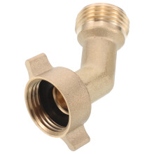 Flexibler Messing Schlauchadapter Camping Gold Anschluss