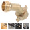 Flexibler Messing Schlauchadapter Camping Gold Anschluss 10
