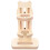 1 Peça Suporte Decorativo Para De Hamster Natural 8