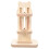1 Peça Suporte Decorativo Para De Hamster Natural 4