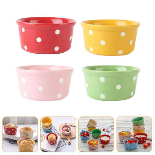 4Pz Ciotole Dolci in Resistenti Per , Torte E Frutta 2