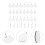 32Set Sublimazione Bianco Kit in Mdf E Per Gioielli DIY 4