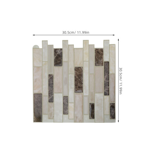 10Ud Pegatinas De Pared PVC Con Estilo Mármol Autoadhesivo Impermeable 2