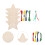 1Ensemble Marque-Page Broderie Bois , DIY Décoratif 4