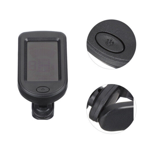 1Ensemble Portable Guitare ABS Noir Professionnel Facile 1