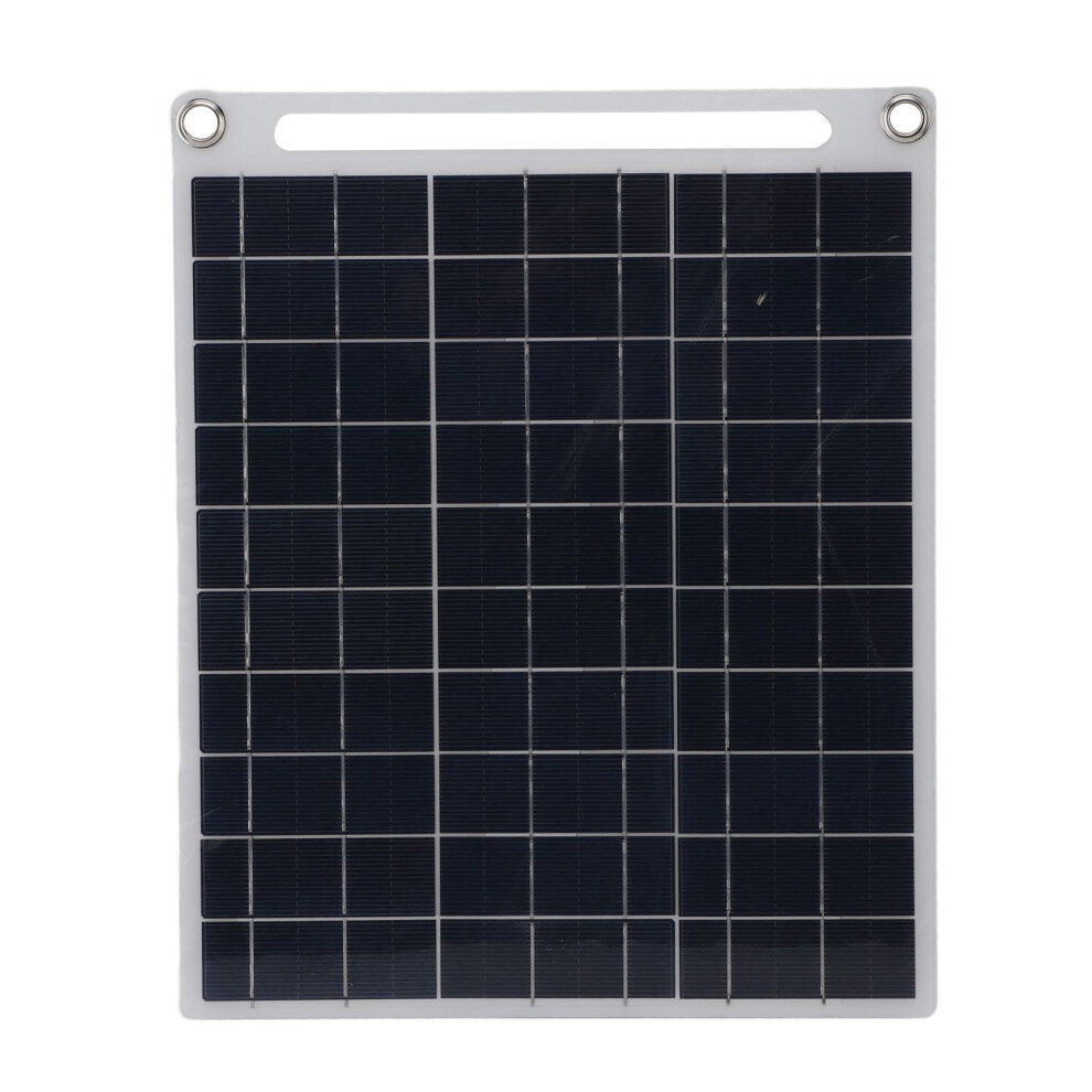 Portable Solar Panel For Outdoor Use, High Efficiency Polycrystalline Silicon Solar Charger With Type C Interface And Ip65 Waterproof Rating For Emerg 9060116247073