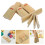 4Pièces Instruments Percussion Enfants Kuaiban Bois Beige Performance 9