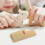 4Pièces Instruments Percussion Enfants Kuaiban Bois Beige Performance 3