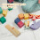 4Pièces Instruments Percussion Enfants Kuaiban Bois Beige Performance 6