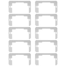 10Ud Separadores De Caja Eléctrica Plata Acero Para Estabilizar Placas