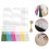 1Jgo Marcadores Para Libros DIY Multicolor En Acrílico Con Borla 10