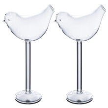 Stylish Cocktail Glass Goblets Bird Shape Glasses For Home Decoration