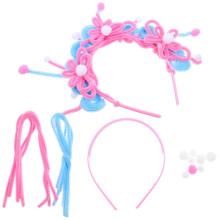 2Jgo Diademas Artesanales DIY Rosa Simples Y Elegantes Para Decoración