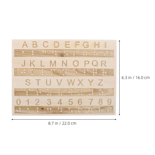 3Pièces Kit Lettre Braille Portable Pour Aux Aveugles 1