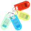 40Pz Targhette Identificative Pe Colorate Per Chiavi E Valigie 8