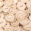 100Ud Botones De Madera Khaki En Forma De Para Proyectos DIY 6