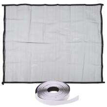 1Set Black Fine Mesh Screen Window Replacement for House Windows Nylon