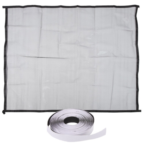 1Set Black Fine Mesh Screen Window Replacement for House Windows Nylon