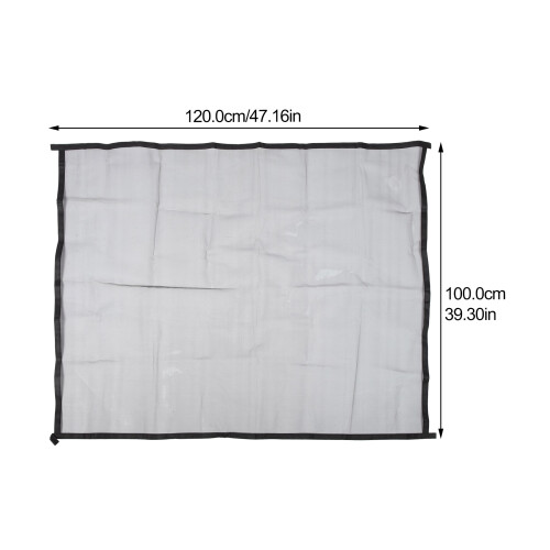 1Set Black Fine Mesh Screen Window Replacement for House Windows Nylon 1