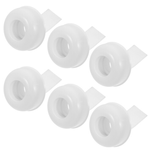 6Conjuntos Plug Reutilizável ABS Para Vedação De E Esgoto