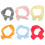 6Ud Diademas Bebé Niña Nylon Decorativos Multicolor 7