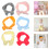 6Ud Diademas Bebé Niña Nylon Decorativos Multicolor 5